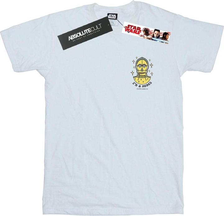 Star Wars C3PO I'm A Rebel Chest Print TShirt (S)