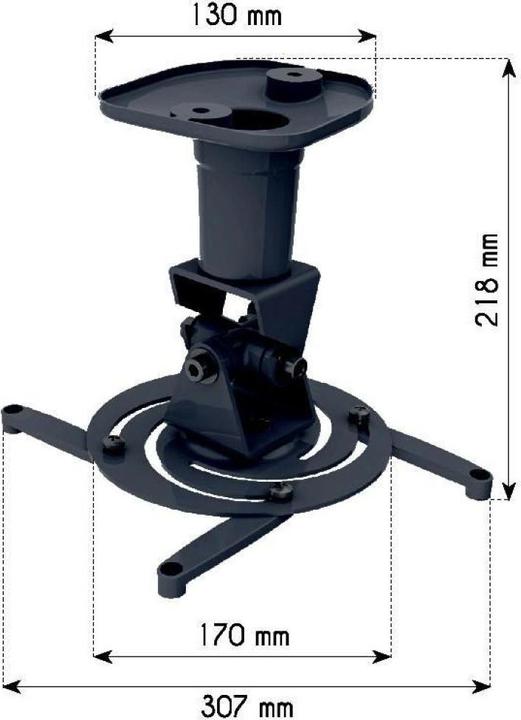 Actual product image Techly ICA-PM-100BK (Ceiling)