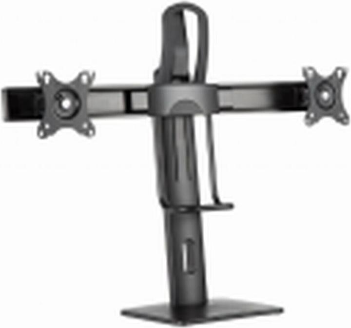 Actual product image Gembird Stojak biurkowy na dwa monitory z regulacją wysokości 17-27inch do 6kg (Table, 27")