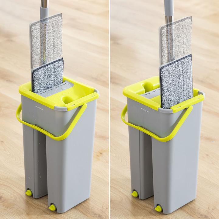 Image du produit InnovaGoods Lave-sol et seau avec compartiments séparés (1 pcs)