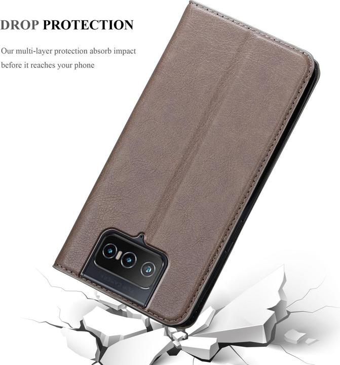Immagine prodotto Cadorabo Libro Invis. Coperchio magnetico (Asus Zenfone 8 Flip)
