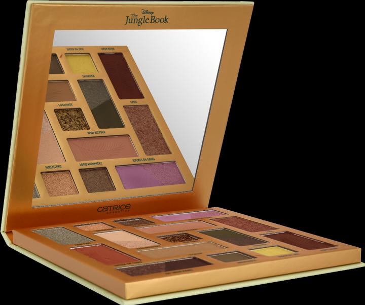 Actual product image Catrice Disney The Jungle Book Eyeshadow Palette 010 Bare Necessities - 15 Colors Vegan and Micropla (#010 Bare Necessities)