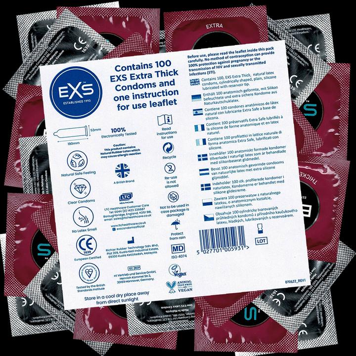 Actual product image EXS Extra Thick (100 pcs.)