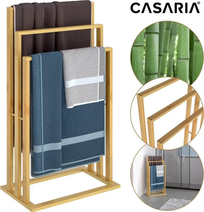 Produktbild Casaria 2x Handtuchhalter