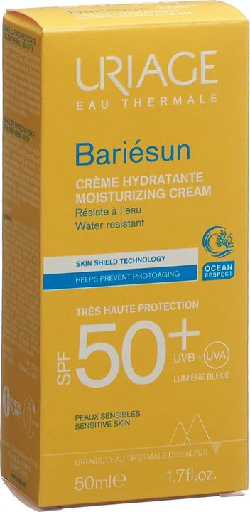 Actual product image Uriage Bariésun cream SPF50 22 cream (Sun cream face, SPF 50, 50 ml, 68 g)