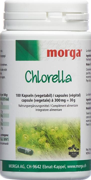 Actual product image Morga Chlorella Capsules (100 Piece, Capsules, 60 g)