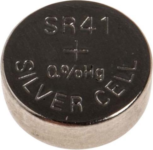 Rs Pro SR41, pile bouton à l'oxyde d'argent Ø 7.9mm 1,55V / 42mAh (5 pcs, LR41, 42 mAh)