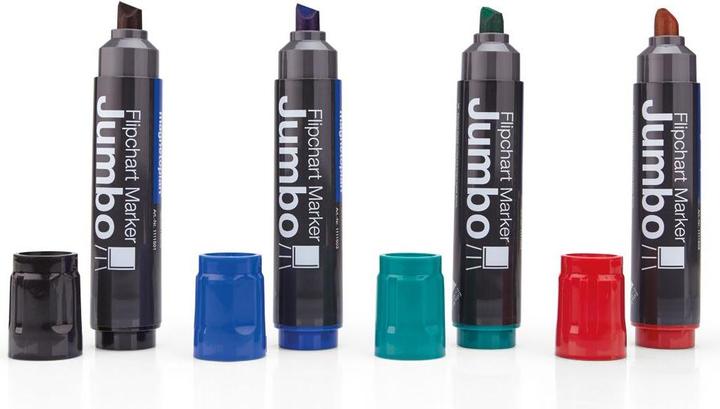 Actual product image Magnetoplan JUMBO - Flipchart Marker (Assorted, 10 mm, 4 x)