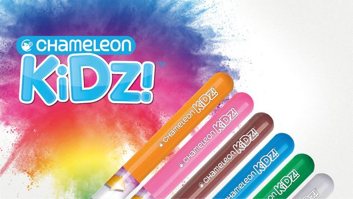 Actual product image Chameleon Airbrush Blend & Spray Set 12 Markers (Multicoloured, 12 x)