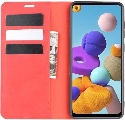 Produktbild MU Classic Classic V Leder Bookcover Series (Samsung Galaxy A21s)