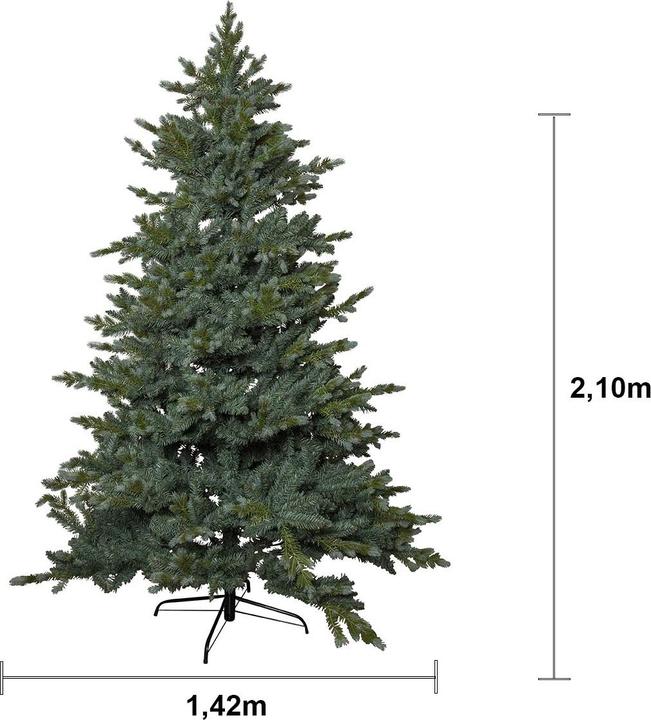 Produktbild Star Trading Weihnachtsbaum Grauland (210 cm)