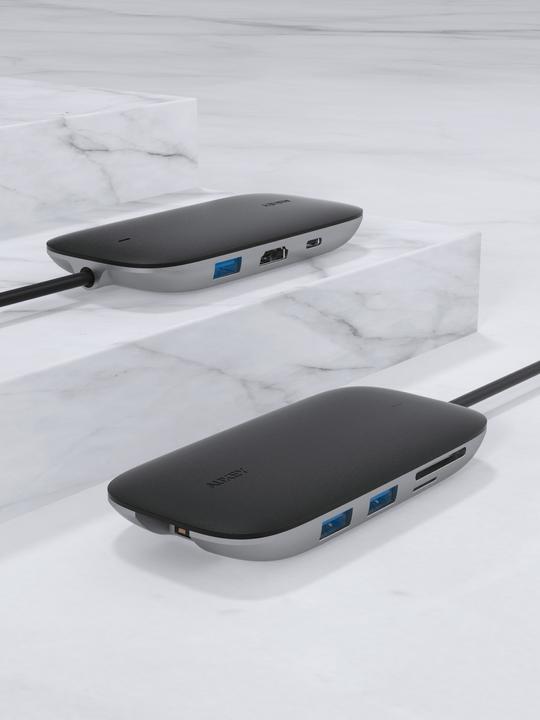 Immagine prodotto Aukey I/O-HUB USB3 3 PORTE CB-C71/LLTSN1001018 (USB-C, 8 Porti)