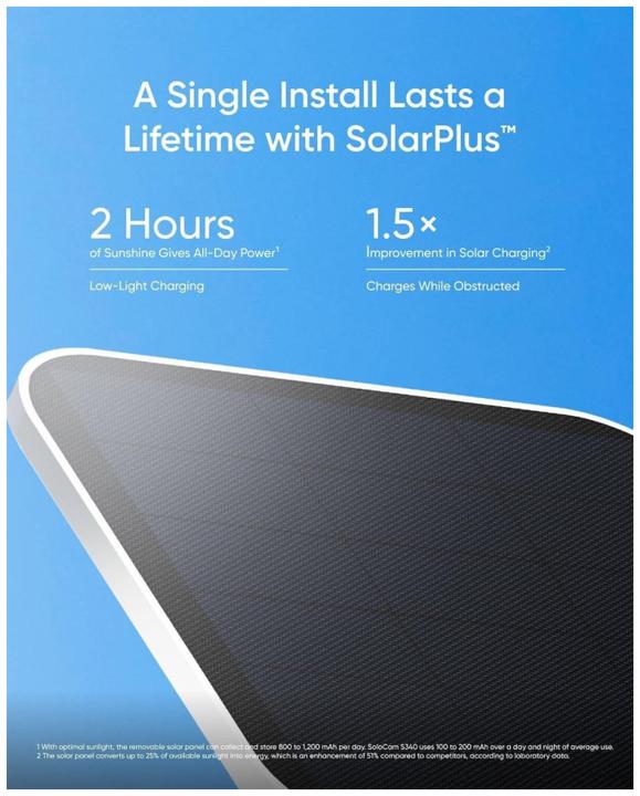 Actual product image eufy SoloCam S340 (2880 x 1620 Pixels)