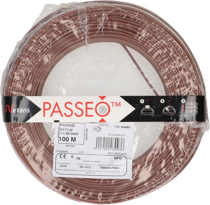 Immagine prodotto Max Hauri Cavo a T H07V-U1X1.5 (100 m)