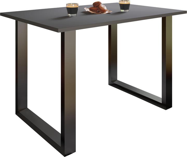 Produktbild Ebuy24 Esstisch XonaU schwarz (140 x 50 x 76 cm)