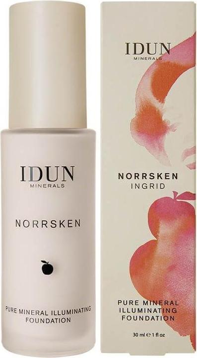 Actual product image IDUN Minerals Liquid foundation Norrsken Jorunn (201 Jorunn)