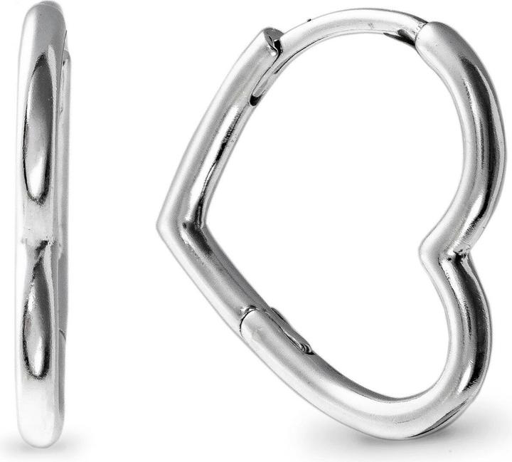 Immagine prodotto Pandora Orecchini a cerchio con cuore asimmetrico piccolo (Sterling silver)