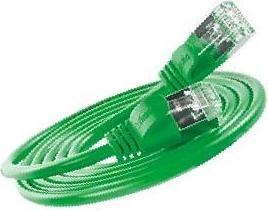 Wirewin Slim patch cable: U/FTP, 1.0m, green (U/FTP, CAT6a, 1 m)