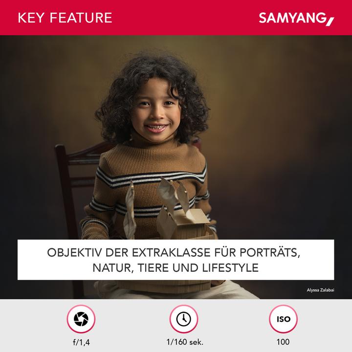 Produktbild Samyang AF 85mm f/1.4 FE II Sony E (Sony E, Vollformat)