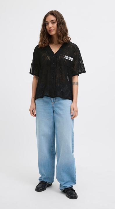 Image du produit JJXX Jxstine Lace Loose V Neck Tee Jrs Ln (S)