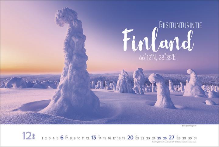 Produktbild Verlag Bildkalender Around the World 2026, Papierformat: Kein
