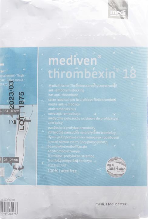 Produktbild Mediven A-G Schenkelstrumpf L Thrombex 18 (L)