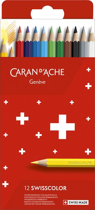 Actual product image Caran d'Ache Coloured pencils (Multicolor, 12 x)