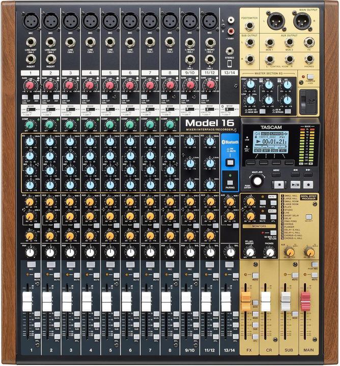 Actual product image Tascam Mixer Model 16 (Studio- and Livemixer)