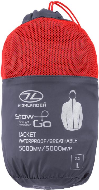 Immagine prodotto Highlander Stow & Go Charcoal Packaway Jkt - Xs (XS)