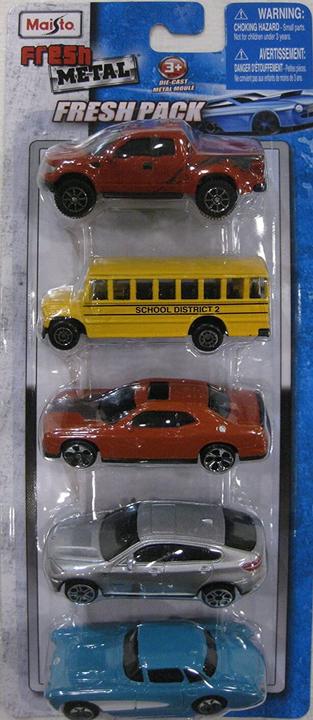 Actual product image Maisto Toys - Fresh Metal set of 5 model cars (assorted - 1 pack)