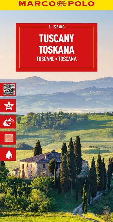 Produktbild Reisekarte Italien 07 Toskana 1:225.000