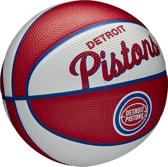 Actual product image Wilson Nba Team Retro Basketball Mini Detroit Pistons (3)