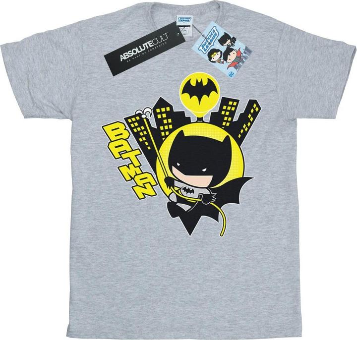 Chibi Batman Swinging TShirt Jungen