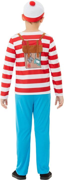 Actual product image Wheres Wally? Boys Deluxe Costume Set (110)