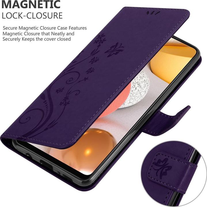 Image du produit Cadorabo Couverture du livre de fleurs (Samsung Galaxy A42 5G, Samsung Galaxy M42 5G)