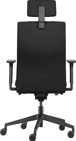 Actual product image Trendoffice DAUPHIN Bürostuhl to-strike comfort mit Nackenstütze 9246 Stoff schwarz Gestell (9246)