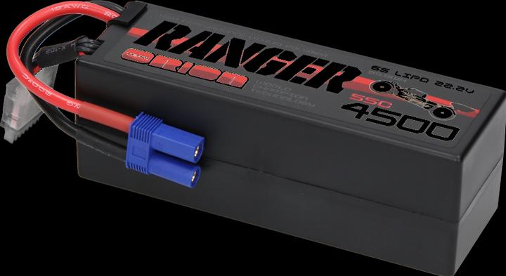 Actual product image Team Orion 6S 55C Ranger LiPo Battery (22.2V/4500mAh) EC5 (22.20 V, 4500 mAh)