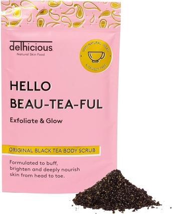 Delhicious Hello Beau-Tea-Ful Original Body Scrub (Black Tea Body Scrub) 100 g
