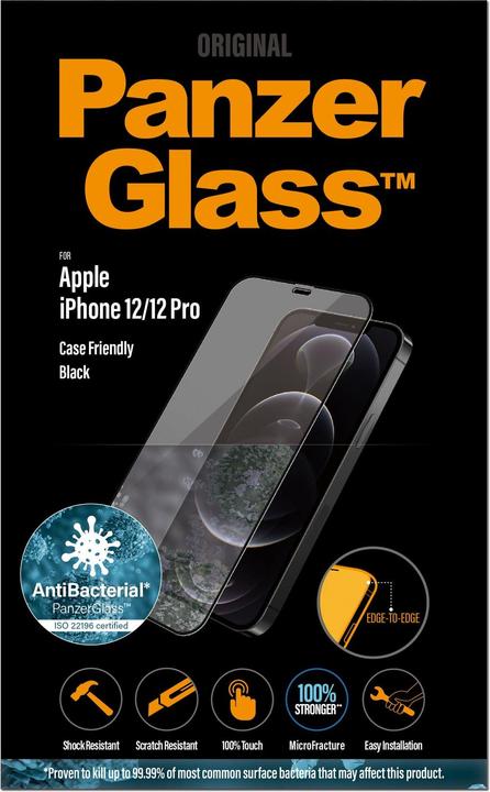 Image du produit PanzerGlass Edge-to-Edge (1 pièce(s), Apple iPhone 12, Apple iPhone 12 Pro)