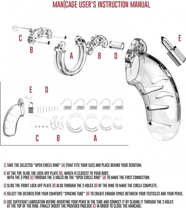 Productafbeelding ManCage Chastity