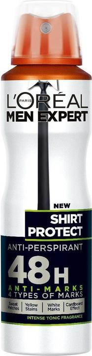 Actual product image L'Oréal Paris L'Oreal - Men Expert Shirt Protect Anti-Perspirant Deodorant Spray 150Ml (Spray, 150 ml)