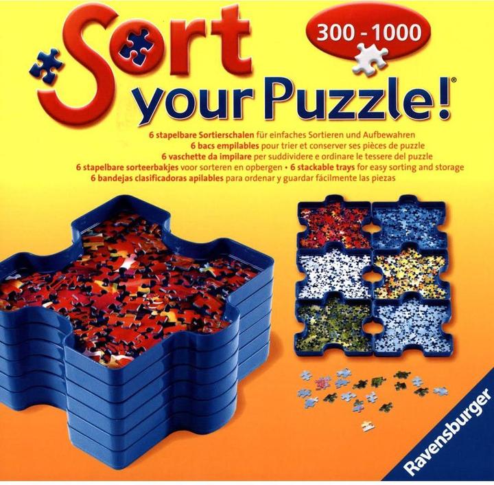Actual product image Ravensburger Stackable type trays (1000 pieces)