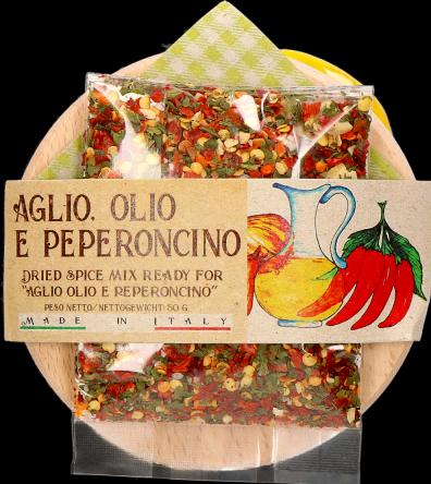 Image du produit Casarecci di Calabria Aglio Olio e Peperoncino (huile d'olive et piment) (100 g)