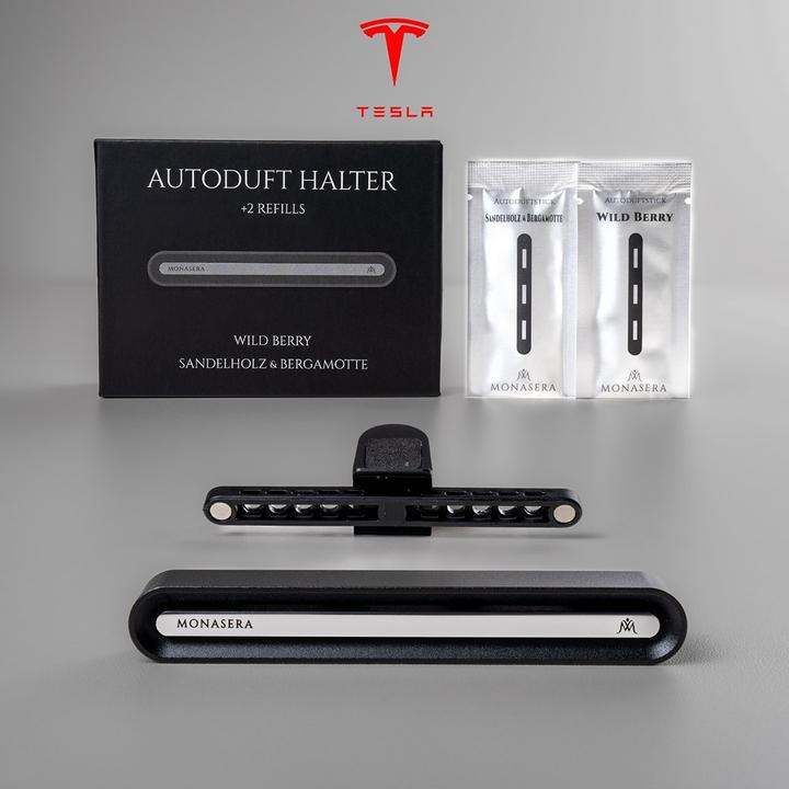 Image du produit Monasera Désodorisant pour voiture Wild Berry/Sandal/Bergamote Tesla 3/Y