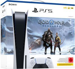 Produktbild Sony Playstation 5 Disc Edition 825GB (DE) + God of War Ragnarök