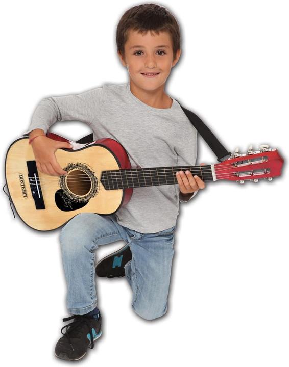 Produktbild Bontempi Holzgitarre mit 6-saitigem Schultergurt und Tasche