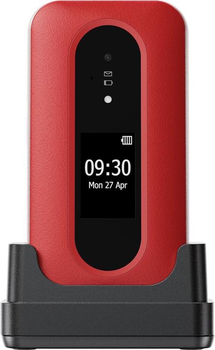 Image du produit Doro Téléphone Leva L31 Basic, rouge/blanc (2.80", 2 Mpx, 4G)