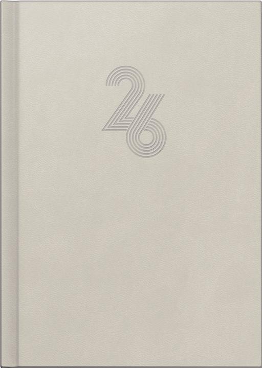 Actual product image rido/idé Tageskalender Modell Chefplaner, Kunstleder-Einband Grey 2026 (15 x 21 cm, German)