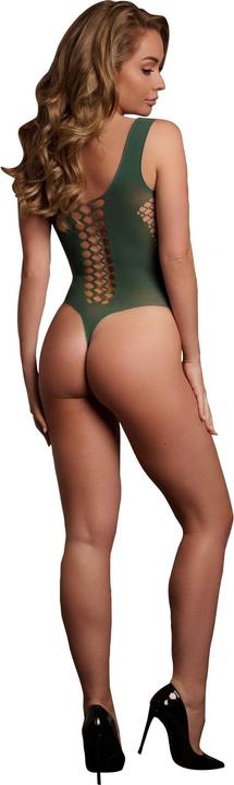 Actual product image Le Désir V-Neck Teddy with Opaque Panels - One Size (One size)