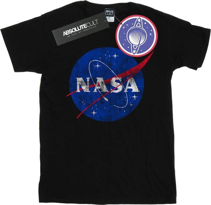 Nasa Classic Insignia Logo Distressed TShirt Jungen